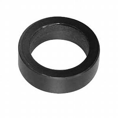 Spacer -black plastic, 10 mm id.5/8″