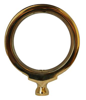 Medallion -PVD gold, round, 74mm