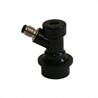 Quick coupler -Product out, 1/4″, black